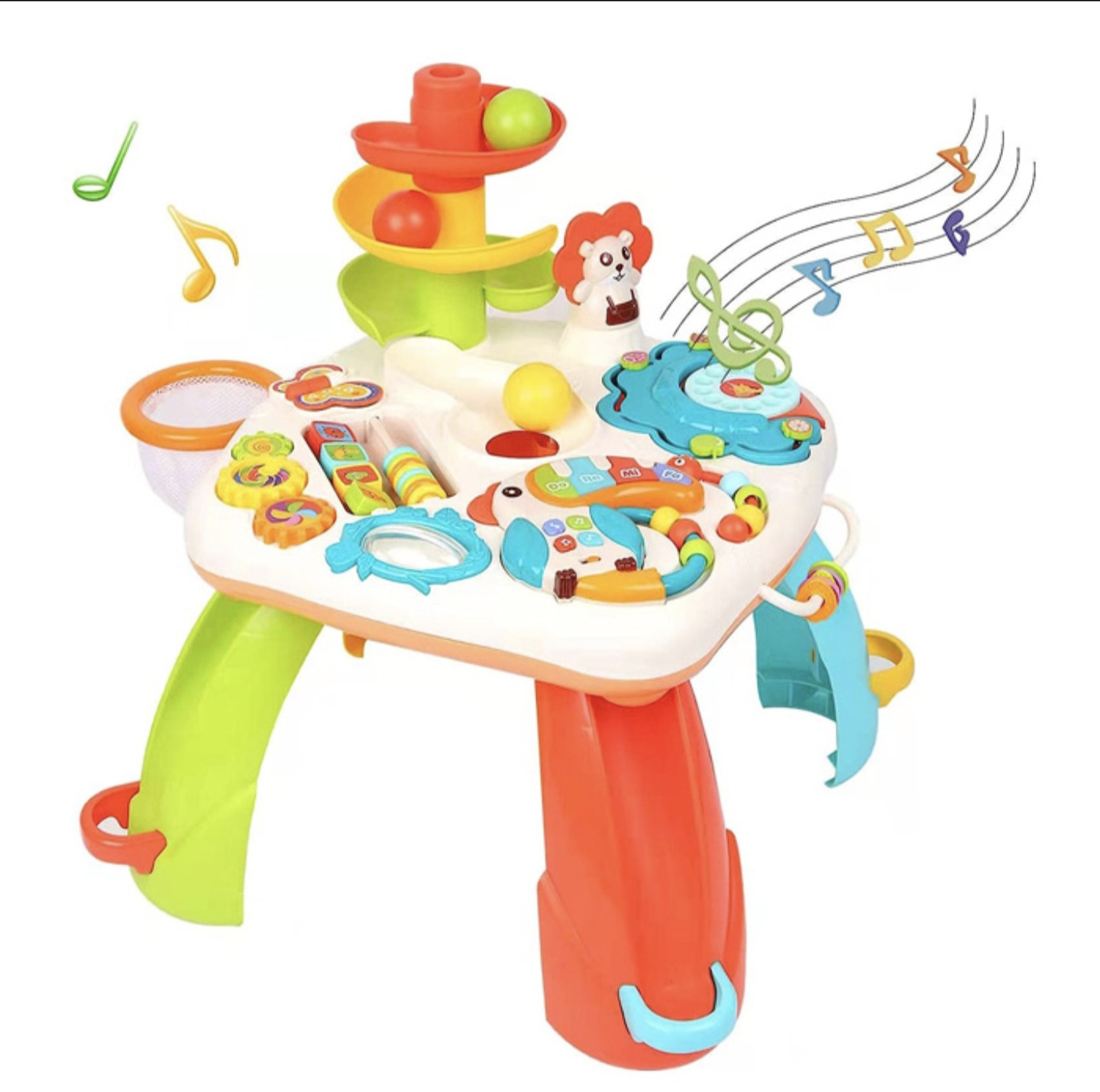 میز بازی آموزشی و موزیکال چندکاره کودک مدل Activity Table برند huanger