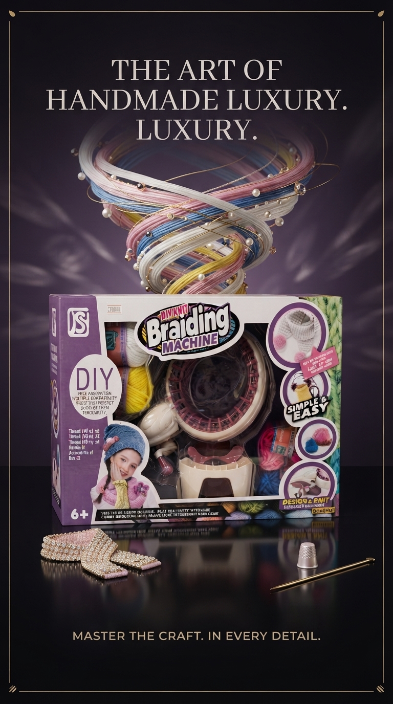 دستگاه بافتنی اسباب بازی کودک مدل DIY Braiding Machine