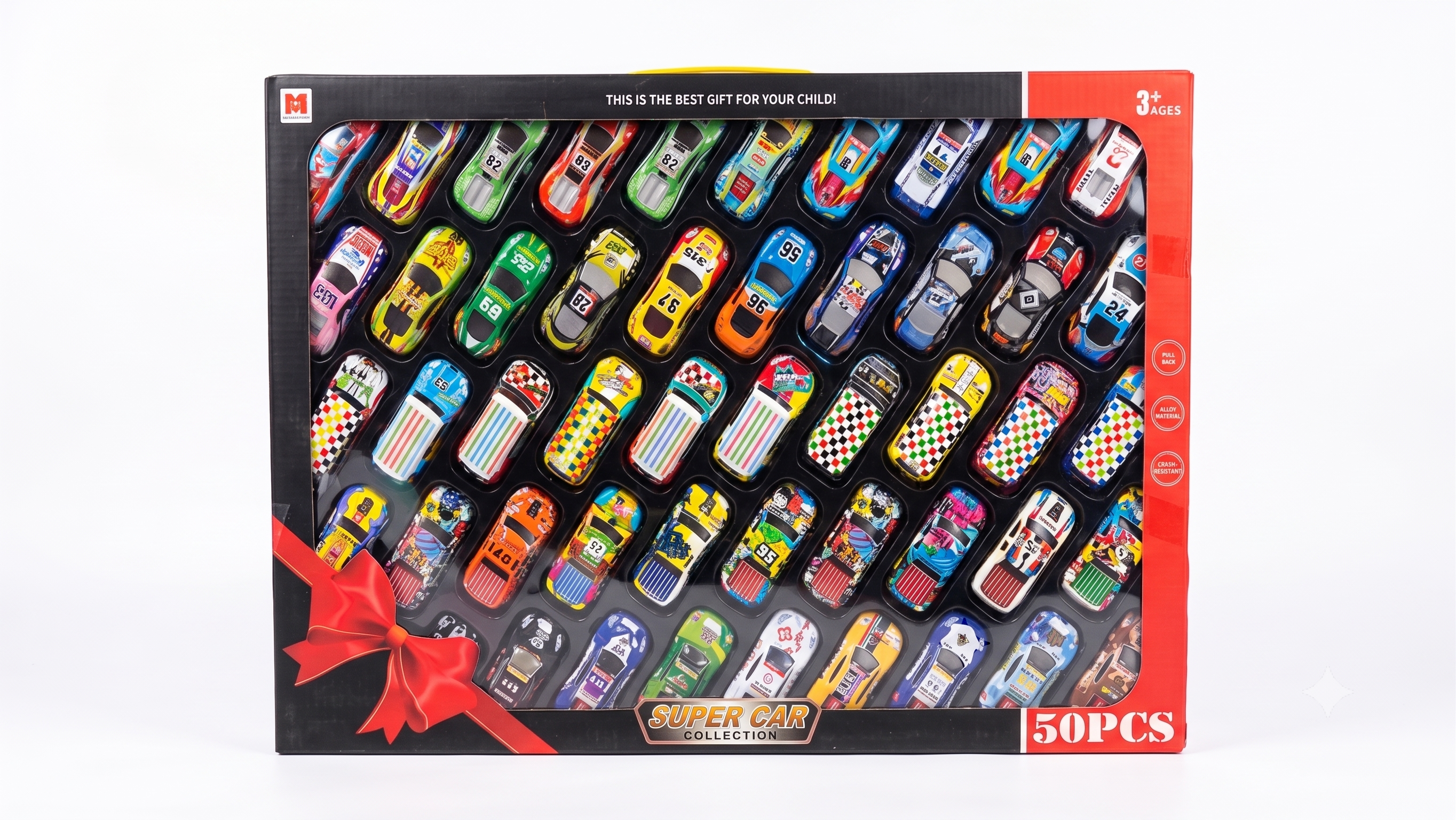 ست 50 عددی ماشین فلزی کلکسیونی مدل Super Car Collection