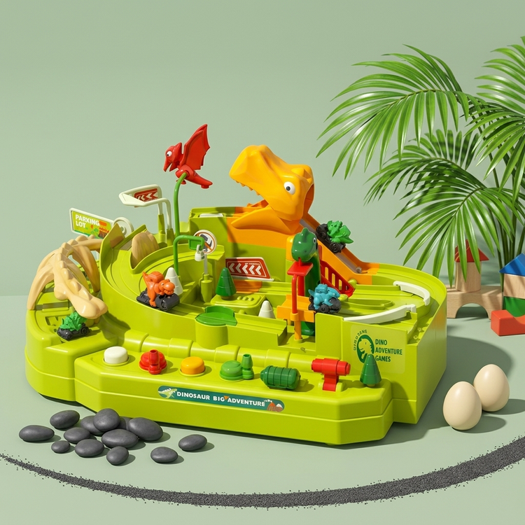 پیست و مسیر ماجراجویی دایناسورها مدل Dino Big Adventure (بازی تعاملی دکمهای)
