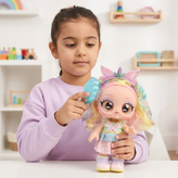 عروسک چشم درشت موزیکال طرح Desserts Girl (مدل تکشاخ و صدف)