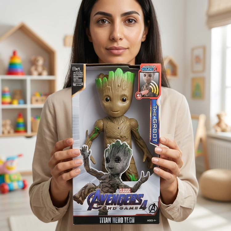 فیگور موزیکال گروت دیزنی مدل Avengers Titan Hero Tech (به همراه صدا و جلوههای صوتی)