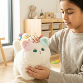 عروسک گربه پشمالو سنسوری و رباتیک سری Blinking Cute Pet (سنسور لمسی، صدا و تکان دادن دم)