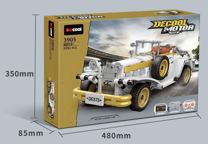 لگو ماشین کنترلی کلاسیک نوستالژیک برند دکول (Decool) ۶۴۶ قطعه مدل 3907