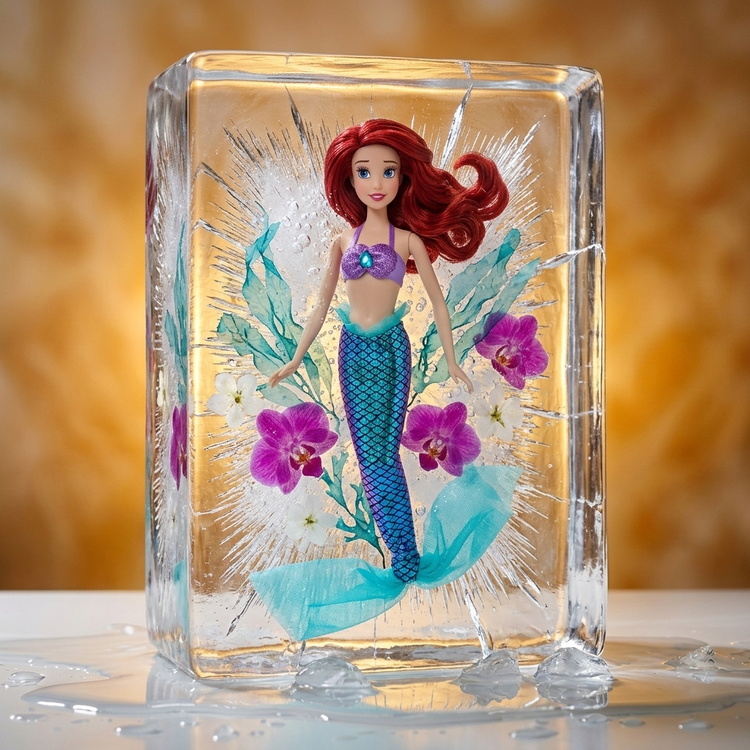 عروسک موزیکال دیزنی پرنسس مدل آریل پری دریایی (اورجینال دیزنی) – Disney Singing Ariel Doll