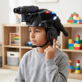 کلاه جنگی و تاکتیکال پلیس نوپو True SWAT مدل Super Commander 1261-3 (چراغدار و صدا دار)