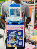 دستگاه چنگک عروسکگیر طرح ماشین بستنی مدل Dessert Claw Machine (موزیکال و چراغدار)