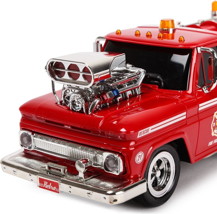 ماشین کنترلی آفرود و کلاسیک آتشنشانی ماسل کینگ طرح رترو مدل Fire Fighter 21 (فرکانس 2.4GHz)