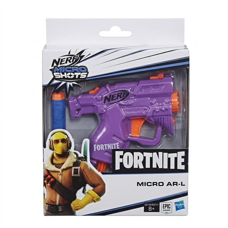 تفنگ نرف فورتنایت مدل مایکرو AR-L هاسبرو اصل (Nerf Fortnite Micro AR-L Blaster)