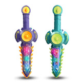شمشیر اسباببازی موزیکال و چراغدار چرخدندهای مدل Gear Sword