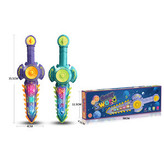 شمشیر اسباببازی موزیکال و چراغدار چرخدندهای مدل Gear Sword